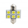 LED - Diode L027 - C5W 31mm 6xSMD5050 WeiÎ²